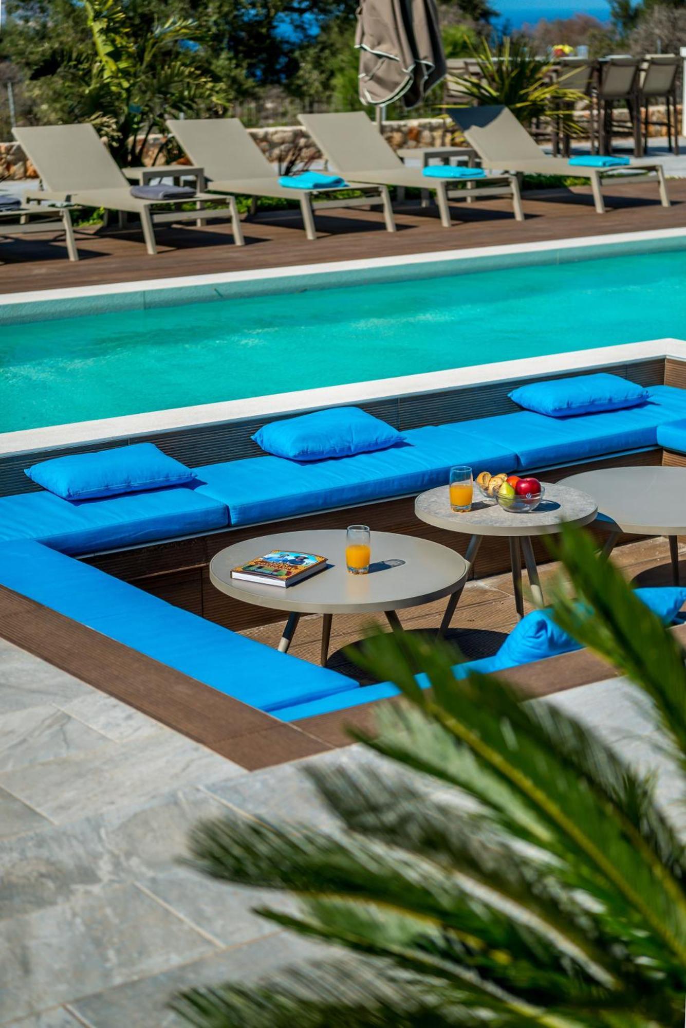Kokkino Chorio Villa Gloria Seaview - Luxury & Family מראה חיצוני תמונה