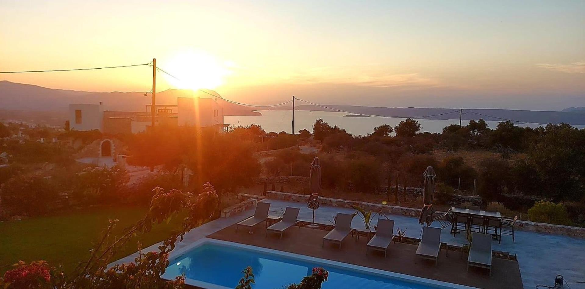 Kokkino Chorio Villa Gloria Seaview - Luxury & Family מראה חיצוני תמונה