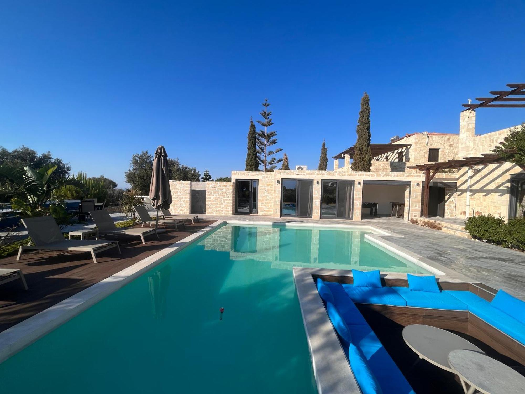 Kokkino Chorio Villa Gloria Seaview - Luxury & Family מראה חיצוני תמונה