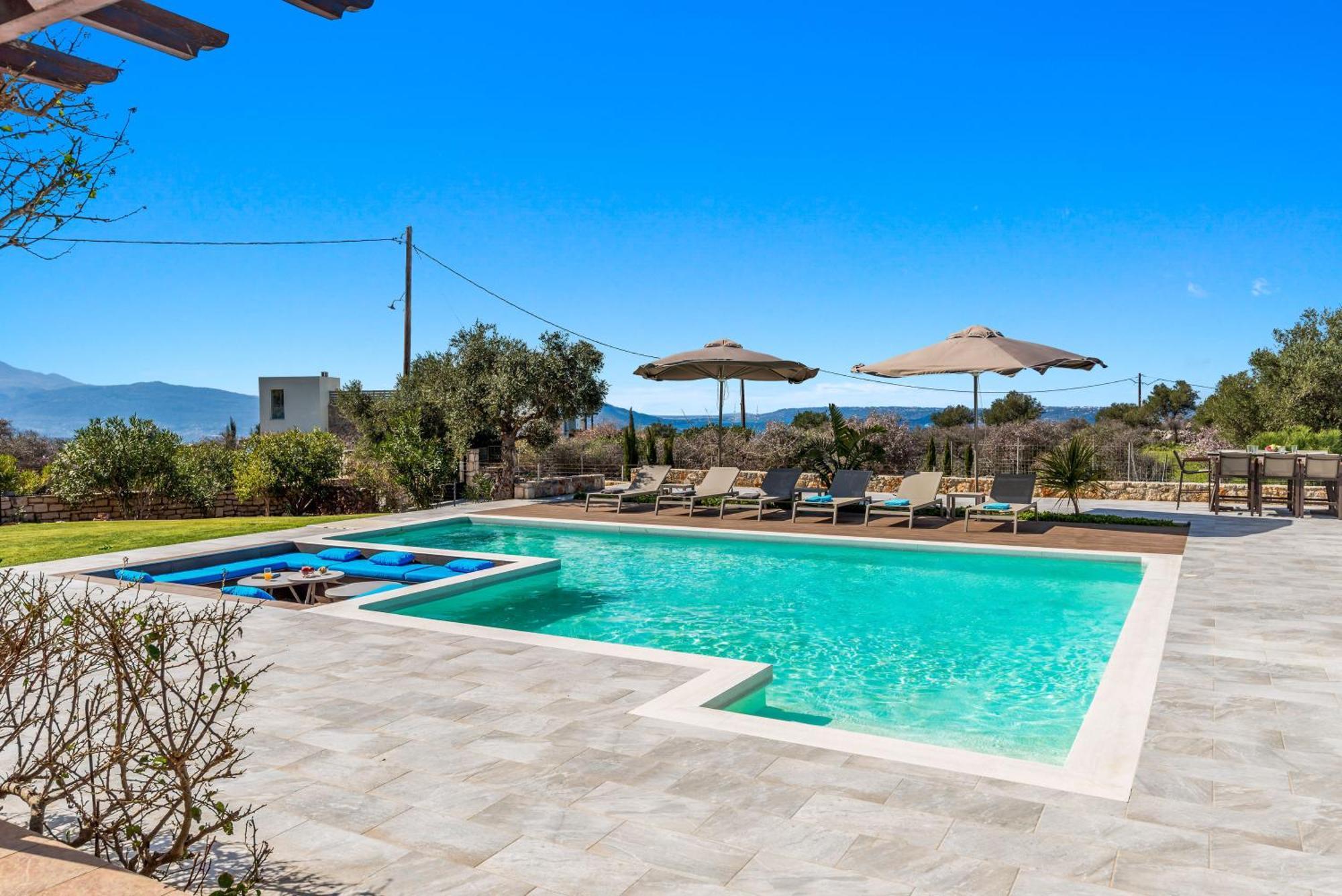 Kokkino Chorio Villa Gloria Seaview - Luxury & Family מראה חיצוני תמונה