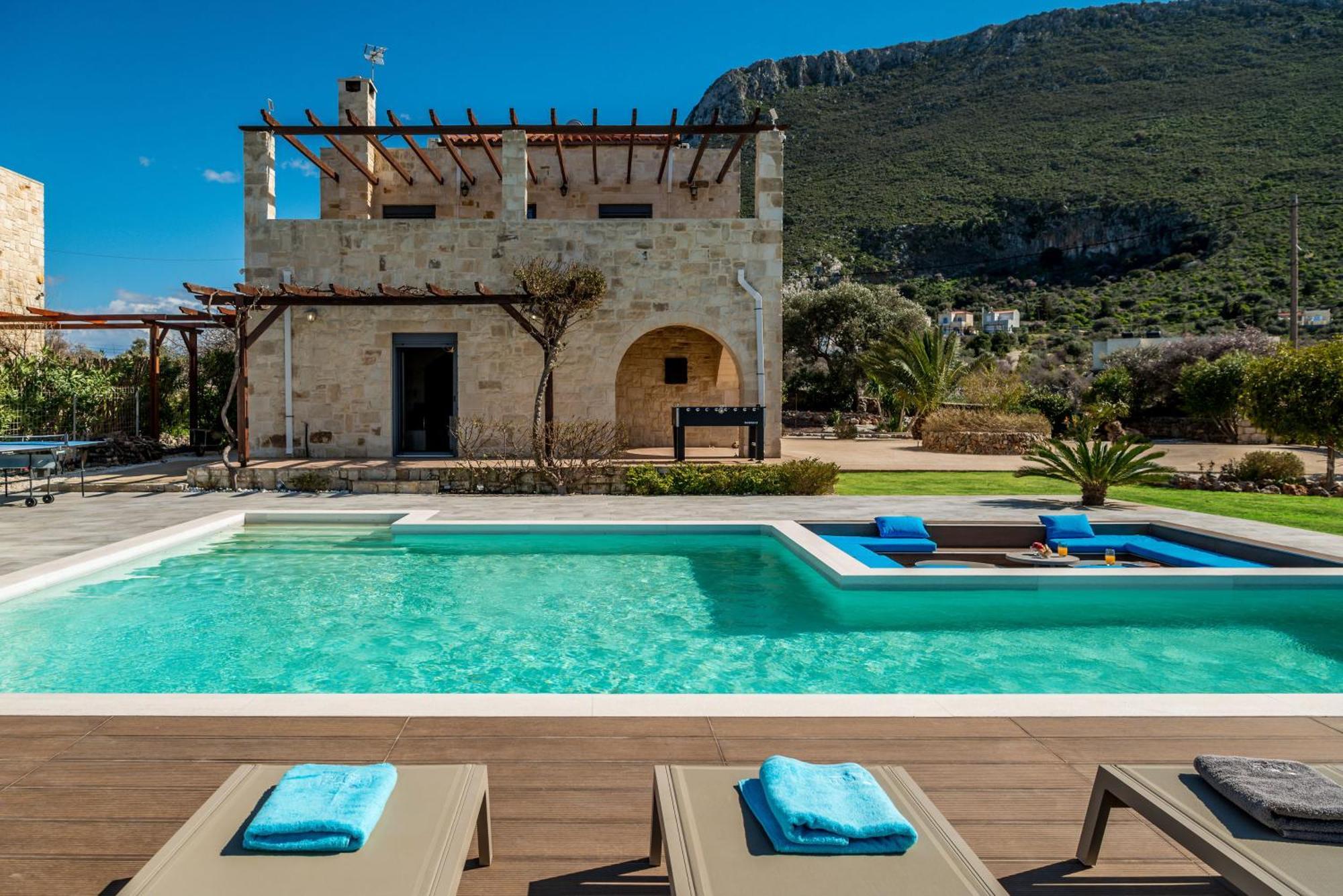 Kokkino Chorio Villa Gloria Seaview - Luxury & Family מראה חיצוני תמונה