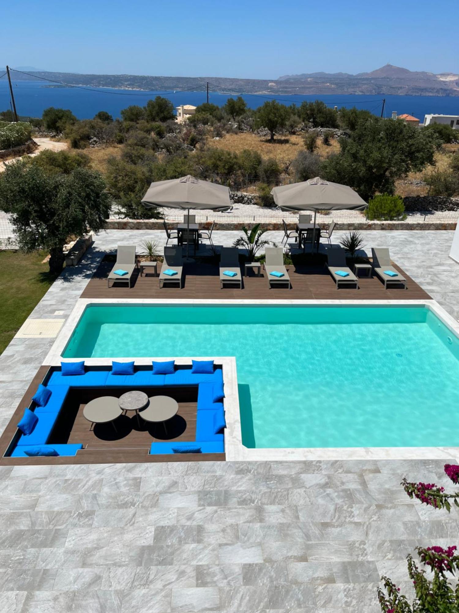 Kokkino Chorio Villa Gloria Seaview - Luxury & Family מראה חיצוני תמונה