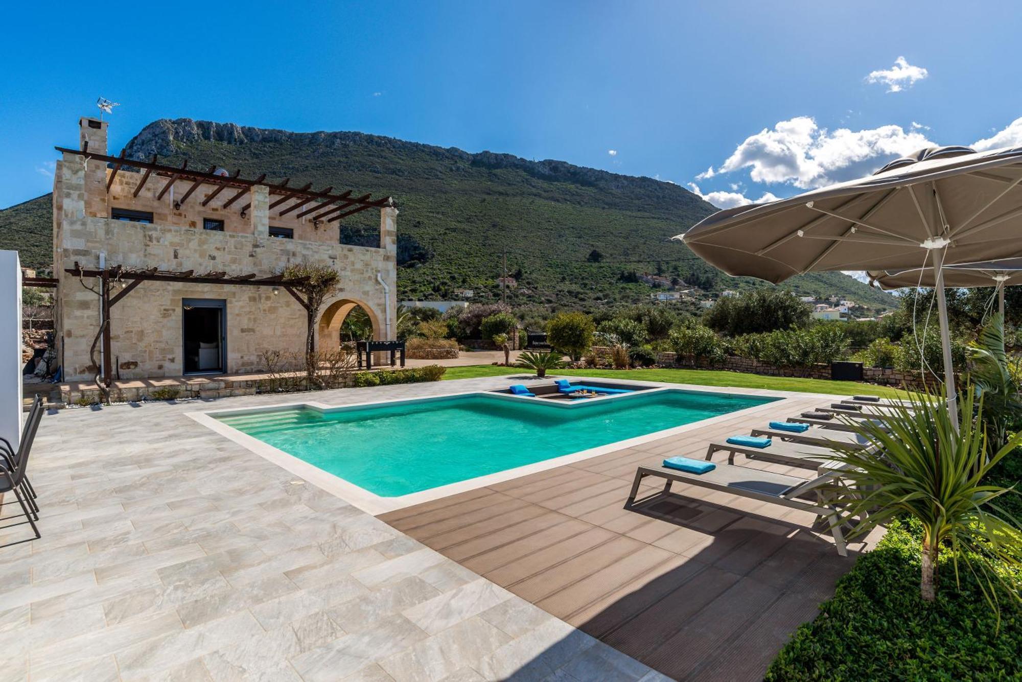 Kokkino Chorio Villa Gloria Seaview - Luxury & Family מראה חיצוני תמונה