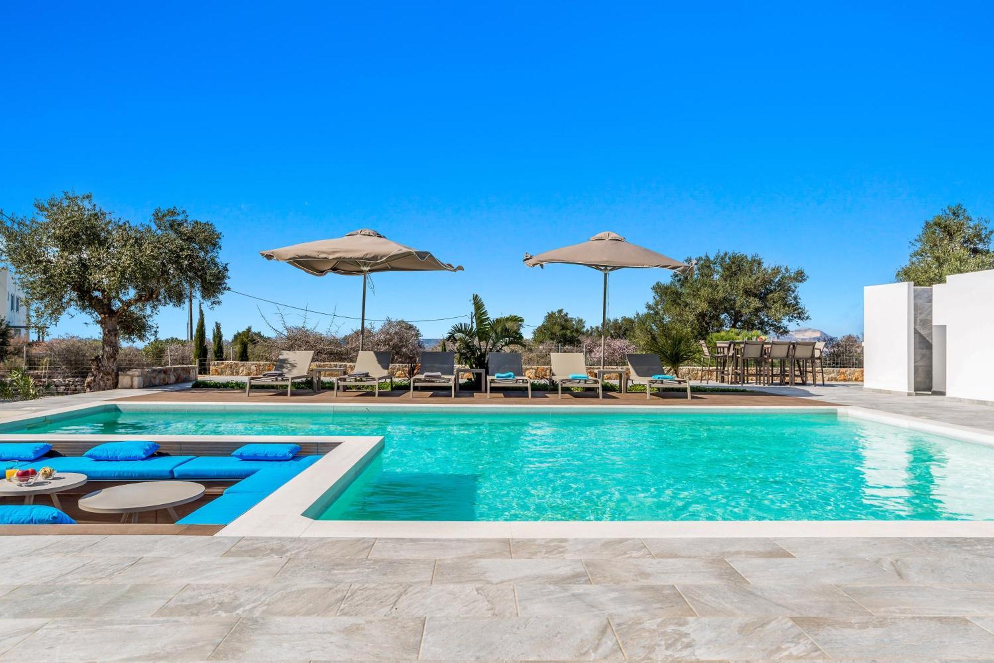 Kokkino Chorio Villa Gloria Seaview - Luxury & Family מראה חיצוני תמונה