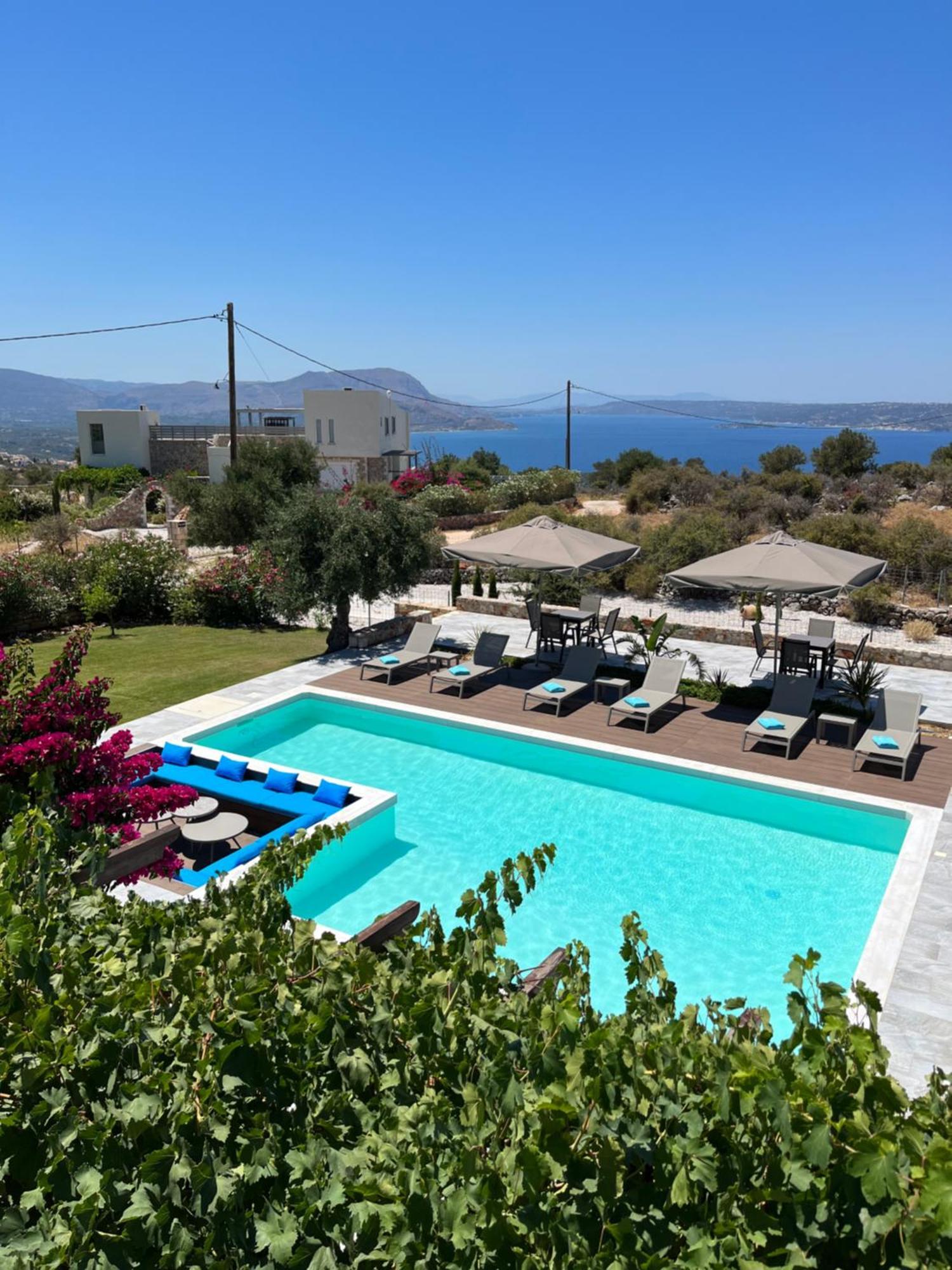 Kokkino Chorio Villa Gloria Seaview - Luxury & Family מראה חיצוני תמונה